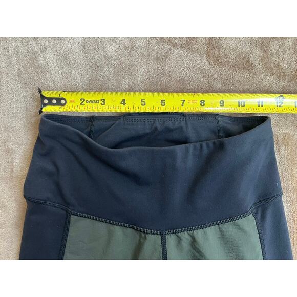 Kuhl Transcender Black Green Leggings Pocket Drawstring Women's Size XS - Picture 4 of 6